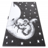 Tapis PETIT TRUMPET TROMPETTE L'ÉLÉPHANT ÉTOILE gris