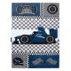 Teppe PETIT RACE FORMULA 1 BOLIDE AUTO blå