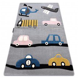 Carpet PETIT TOYS CARS grey
