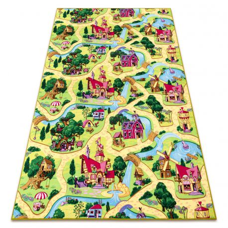 Carpet CANDY TOWN for children streets, city