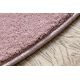 Kulatý koberec PETIT SLONÍK, HVĚZDY, růžový 