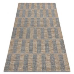 Alfombra sisal FORT 36211382 azul / beige guiones rayas