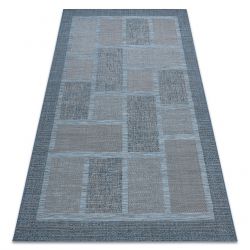 Килим шнуровий SIZAL FORT 36209935 синій рамки квадратів