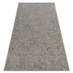 Carpet SISAL FORT 36202352 beige / blue plain color one-color melange