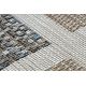 Tappeto KESHAN frange, Telaio orientale 7683/53544 beige / bleu