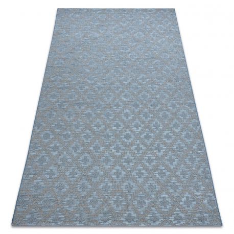 Tappeto KESHAN frange, orientale classico 7680/53511 beige / blu scuro