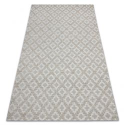 Carpet Wool KESHAN fringe, Ornament, frame oriental 7576/53511 terracotta