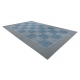 Alfombra sisal FORT 36217835 tablero de ajedrez azul