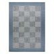 Tapete SIZAL FORT 36217533 tabuleiro de xadrez bege / azul