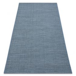 Fonott sizal Fort szőnyeg 36201035 kék egységes egyszínű sima plain