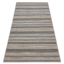 Tapis SIZAL FORT 36208852 beige rayures colorées boho