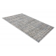 Modern DE LUXE carpet 619 Frame - structural grey / green
