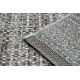 Modern DE LUXE Teppich 619 Rahmen - Strukturell grau / grün