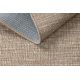 Moderní koberec DE LUXE 622 Abstrakce - Strukturální krém / zlato