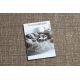 Modern DE LUXE carpet 622 Abstraction - structural cream / gold