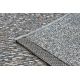 Moderní koberec DE LUXE 626 Geometrický, diamanty - Strukturální šedá / zelená 