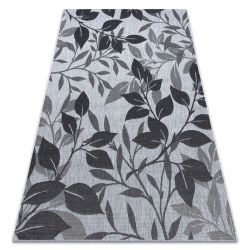 Modern DE LUXE Teppich 2083 Ornament vintage - Strukturell gold / grau