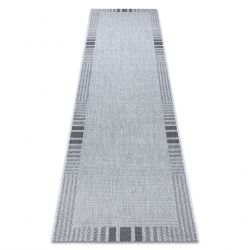 Dywan DE LUXE nowoczesny 2082 Ornament vintage przecierany - Strukturalny krem / szary