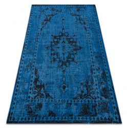 Modern DE LUXE Teppich 2081 Ornament vintage - Strukturell creme / grau