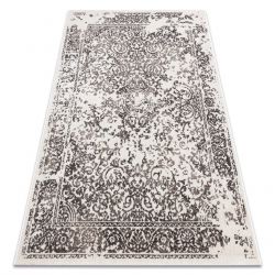 Modern DE LUXE Teppich 633 Abstraktion - Strukturell creme / gold