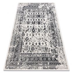 Dywan DE LUXE nowoczesny 629 Abstrakcja - Strukturalny szary / złoty