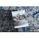 Moderní koberec DE LUXE 2078 ornament vintage - Strukturální šedá