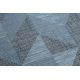 Kilimas sizalio virvelės FORT 36216535 mėlyna trikampiai