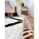 Carpet BERBER CROSS white Fringe Berber Moroccan shaggy