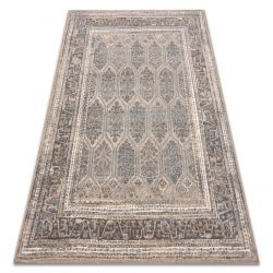 Tappeto CORE A004 Frame, ombreggiato - strutturale, due livelli di pile, beige / rosa