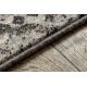 килим CORE A004 Рамка, Затінений - структурний, два рівні флісу, слонова кістка / сірий / синій