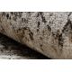 Covor CORE A004 Cadru, Umbrită - structural, două niveluri de lână, fildeș / gri / albastru