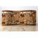 Tapete moderno CORE W3824 Ornamento Vintage - estrutural, dois níveis, creme / cinzento