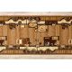 Tapete moderno CORE W3824 Ornamento Vintage - estrutural, dois níveis, creme / cinzento