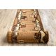 Tapete moderno CORE W3824 Ornamento Vintage - estrutural, dois níveis, creme / cinzento