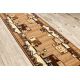 Tapete moderno CORE W3824 Ornamento Vintage - estrutural, dois níveis, creme / cinzento