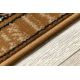Tapete moderno CORE W3824 Ornamento Vintage - estrutural, dois níveis, creme / cinzento