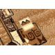 Tapete moderno CORE W3824 Ornamento Vintage - estrutural, dois níveis, creme / cinzento