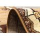Tapete moderno CORE W3824 Ornamento Vintage - estrutural, dois níveis, creme / cinzento