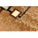 Tapete moderno CORE W3824 Ornamento Vintage - estrutural, dois níveis, creme / cinzento