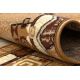 Tapete moderno CORE W3824 Ornamento Vintage - estrutural, dois níveis, creme / cinzento