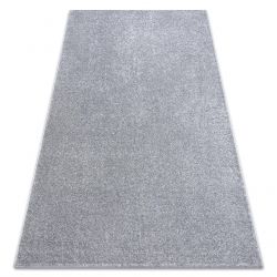 Teppich Teppichboden SANTA FE silber 72 eben, glatt, einfarbig