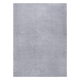 Килим SANTA FE сребърен 72 обикновен плътен цвят