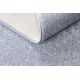 Carpet wall-to-wall SANTA FE silver 92 plain, flat, one colour