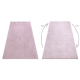 Χαλί από τοίχο σε τοίχο SAN MIGUEL ροζ 61 απλό, επίπεδη, ένα χρώμα