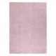 Χαλί από τοίχο σε τοίχο SAN MIGUEL ροζ 61 απλό, επίπεδη, ένα χρώμα