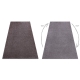 Carpet wall-to-wall SAN MIGUEL brown 41 plain, flat, one colour