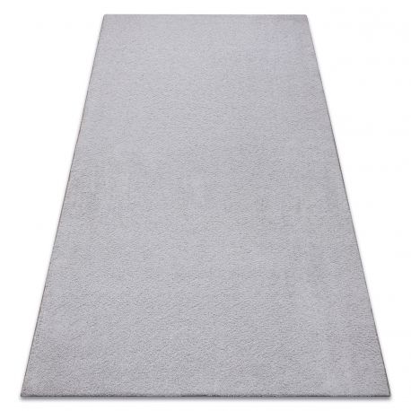 Carpet wall-to-wall VELVET MICRO grey 90 plain, flat, one colour