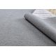 Carpet wall-to-wall VELVET MICRO grey 90 plain, flat, one colour