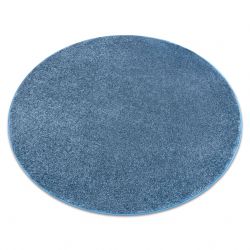 KOBEREC - kulatý SANTA FE modrý 74 hladký, Jednotný jednobarevný
