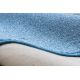 Kilimas Apskritas kilimas SANTA FE mėlyna 74 sklandžiai, vienodas, vienspalvis